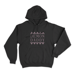 Demon Daddy Hoodie Black