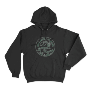 Dog Days Badge Hoodie Black