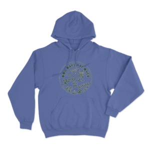 Dog Days Badge Hoodie Blue