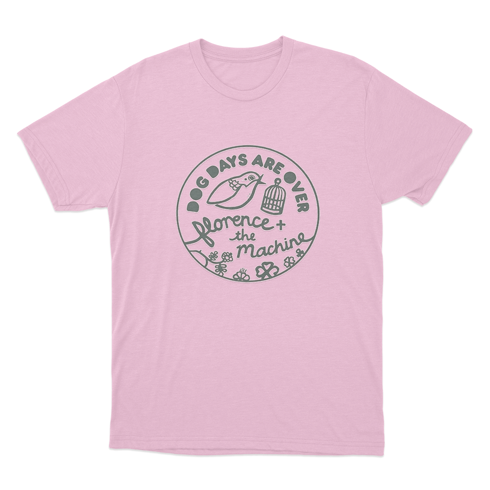 Dog Days Badge T Shirt Pink Dog Days Badge T Shirt Pink
