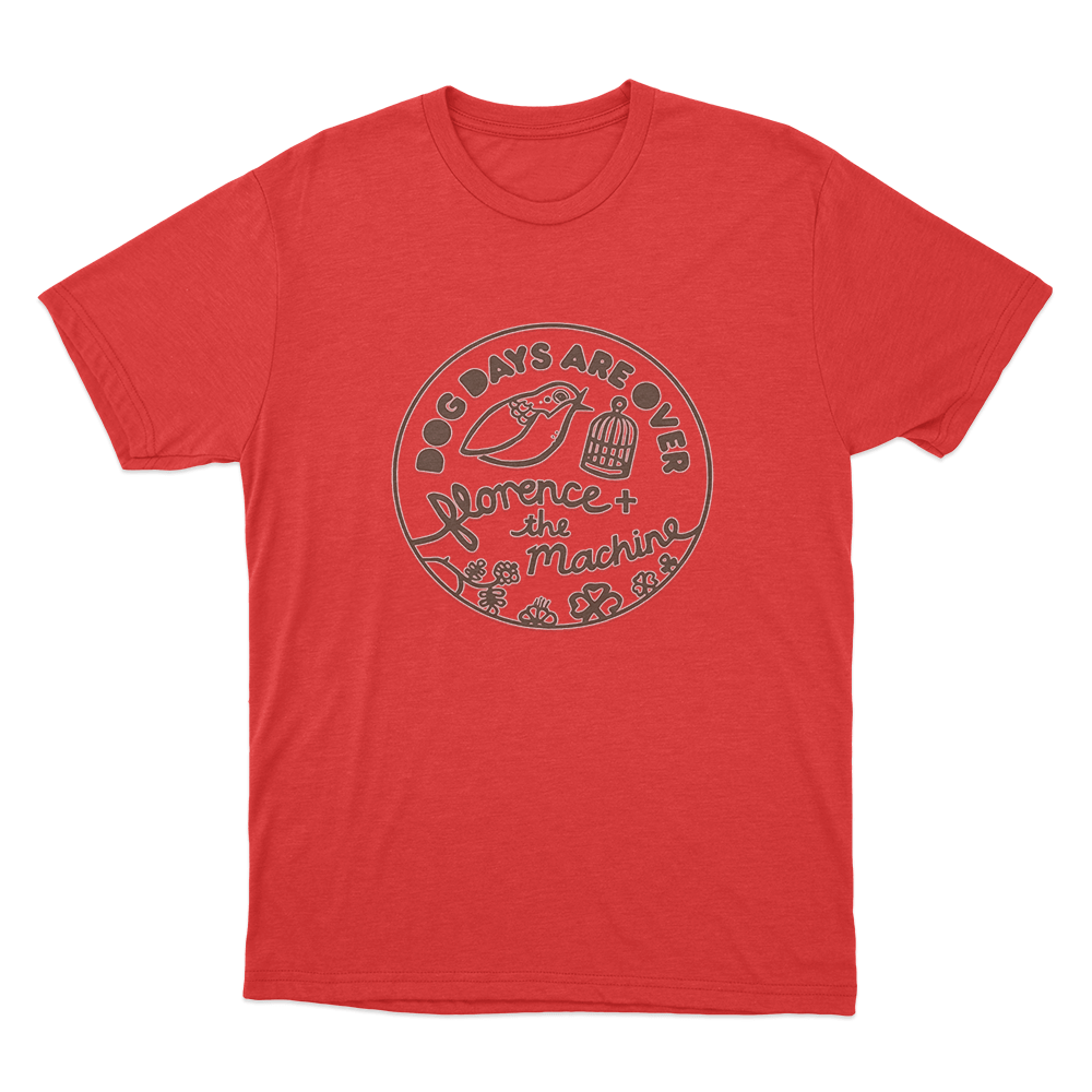 Dog Days Badge T Shirt Red Dog Days Badge T Shirt Red