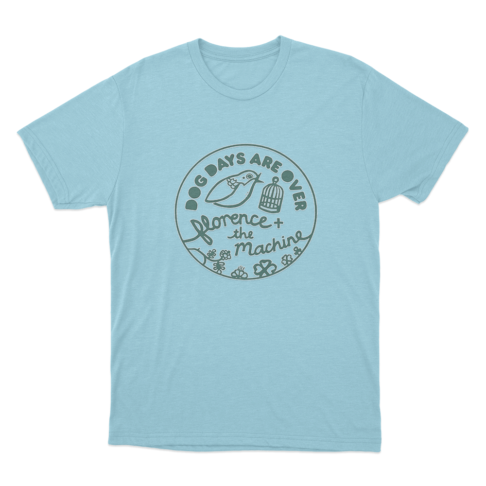 Dog Days Badge T Shirt Sky Blue Dog Days Badge T Shirt Sky Blue