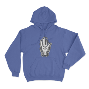 Hand of FTM Hoodie Blue