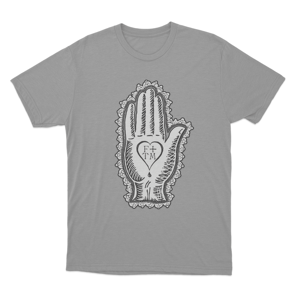 Hand of F+TM T Shirt Grey Hand of FTM T Shirt Grey