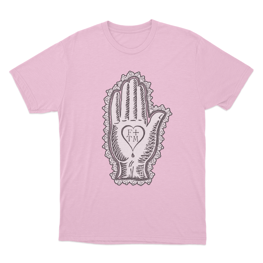 Hand of F+TM T Shirt Pink Hand of FTM T Shirt Pink