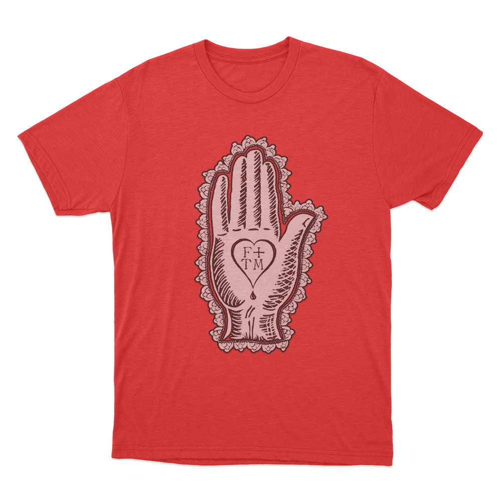 Hand of F+TM T Shirt Red Hand of FTM T Shirt Red