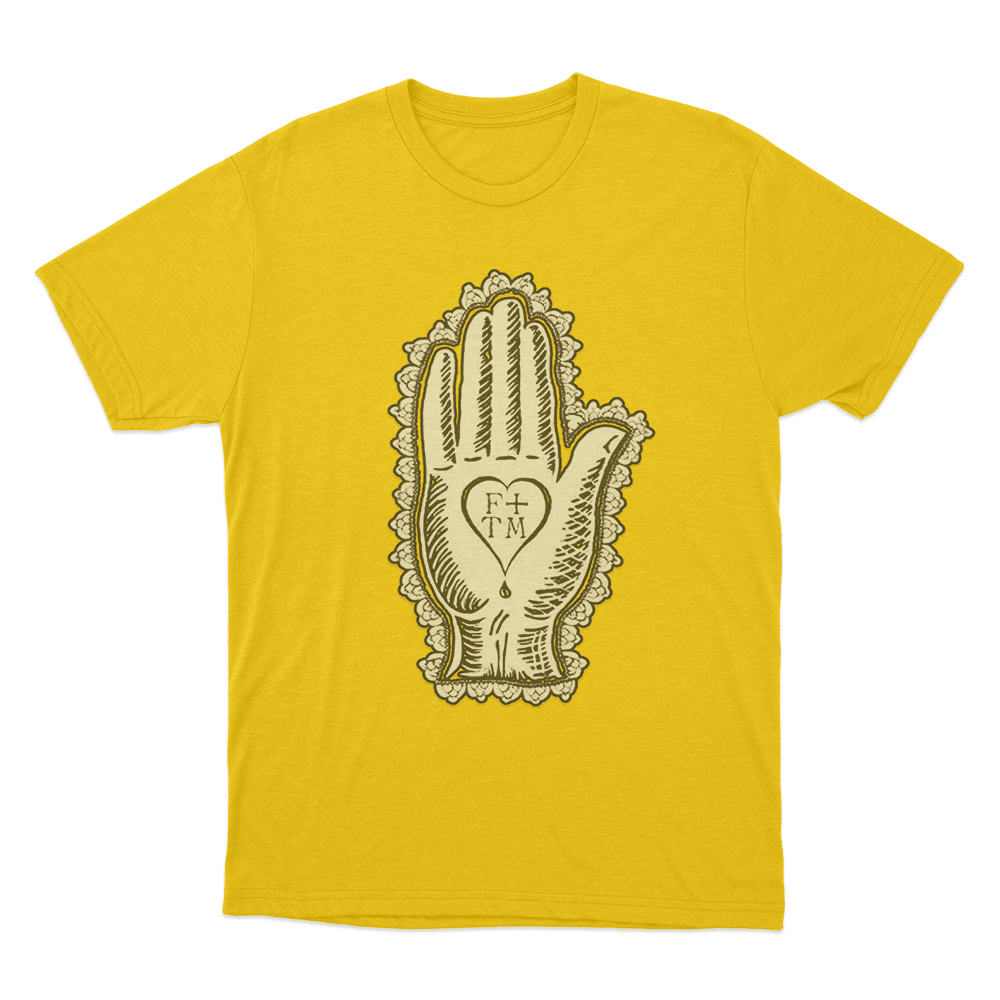 Hand of F+TM T Shirt Yellow Hand of FTM T Shirt Yellow