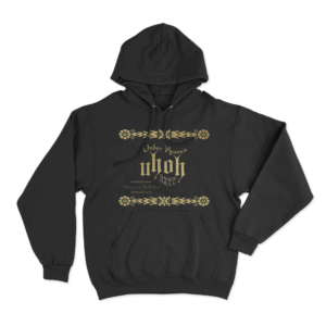 Under Heaven Over Hell Hoodie Black