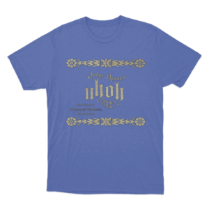 Under Heaven Over Hell T Shirt Blue